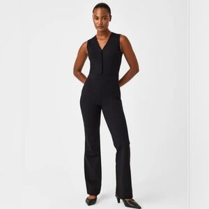 SPANX Black Sleeveless Jumpsuit 2x